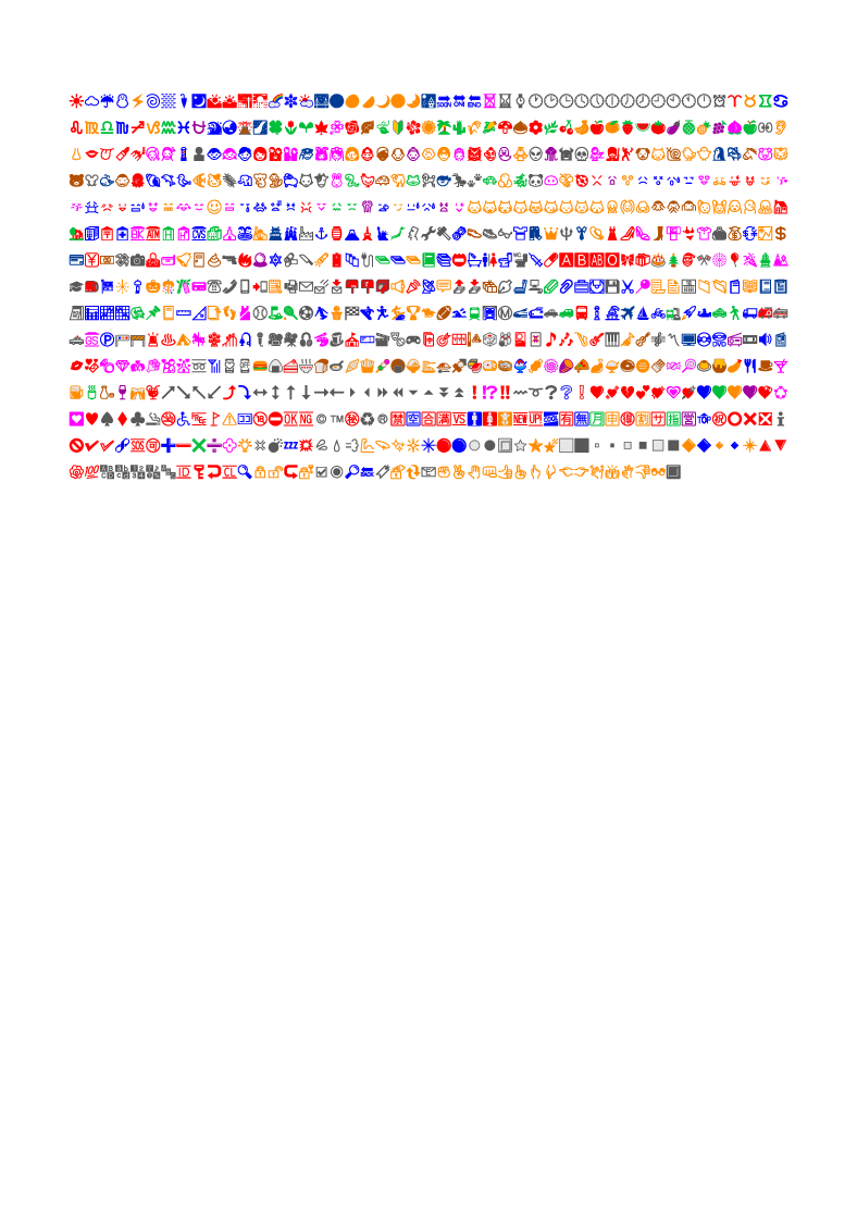 docomoemoji preview